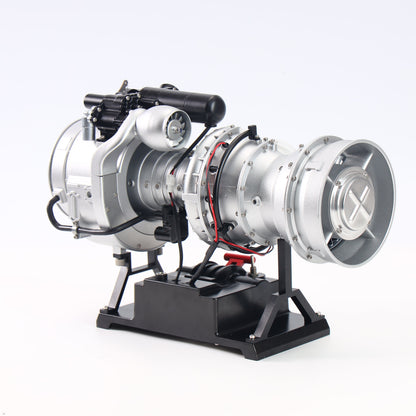 T700 Turboshaft Engine Model Kit that Works - Build Your Own Turboshaft Engine - TECHING 1/4 Metal Simulation Electric Military Helicopter Turboshaft Engine Model DM136