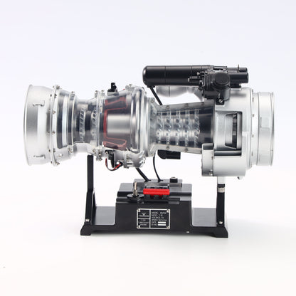 T700 Turboshaft Engine Model Kit that Works - Build Your Own Turboshaft Engine - TECHING 1/4 Metal Simulation Electric Military Helicopter Turboshaft Engine Model DM136