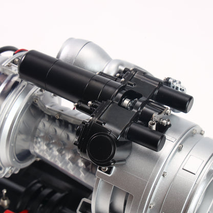 T700 Turboshaft Engine Model Kit that Works - Build Your Own Turboshaft Engine - TECHING 1/4 Metal Simulation Electric Military Helicopter Turboshaft Engine Model DM136