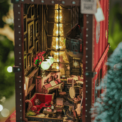 Eternal Midnight Paris Book Nook Kit | Christmas Collector’s Edition
