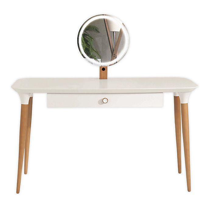 HomeDock 2-Piece Kari Vanity Set in White/Beige