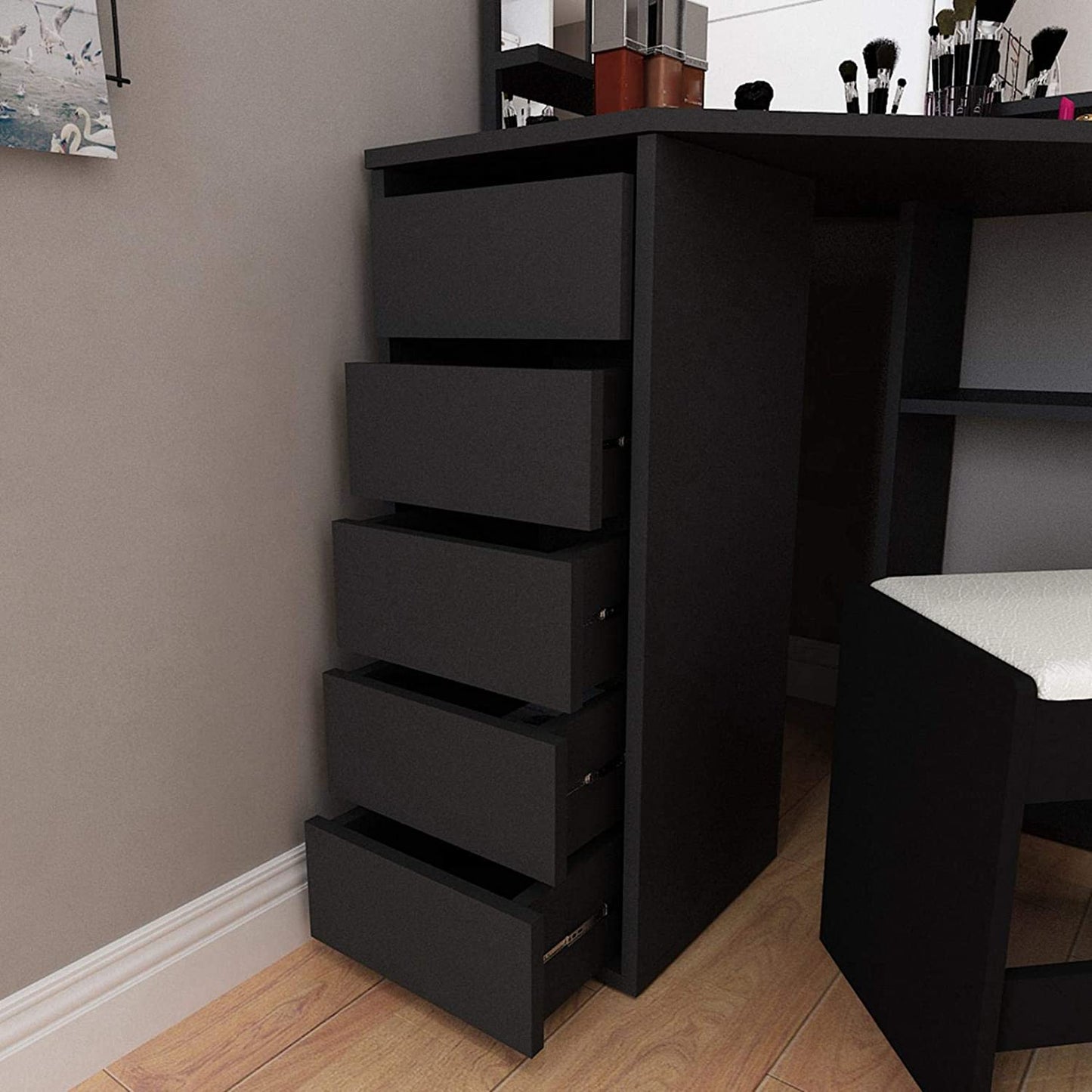 Dresser Desk Dressing Furniture for Bedroom Bathroom