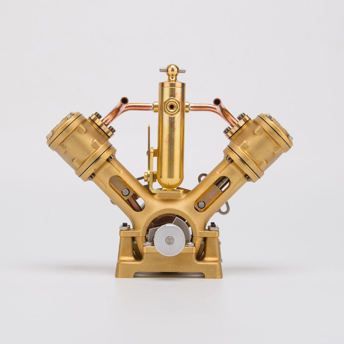 RW-V2 Mini V-Shape Double Cylinder Steam Engine Model for 70-130cm Steamship