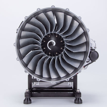 Turbofan Engine Model Kit that Works - Build Your Own Turbofan Engine - TECHING 1/10 Full Metal Dual-Spool Turbofan Engine Aircraft Jet Engine Model 1000+Pcs