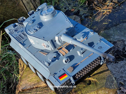 Tank Tiger Long 1:16, Smoke, Sound, BB Shot Function + IR, 2,4 Ghz metal suspension