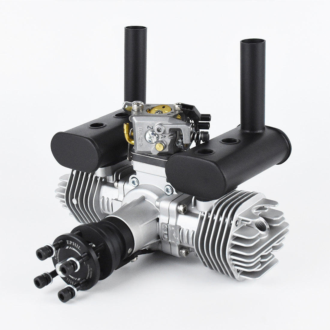 EPHIL XG-40cc-T Two-Stroke Twin-Cylinders Horizontally Opposed Gasoline Engine Model for Fixed-Wing Aircraft Models
