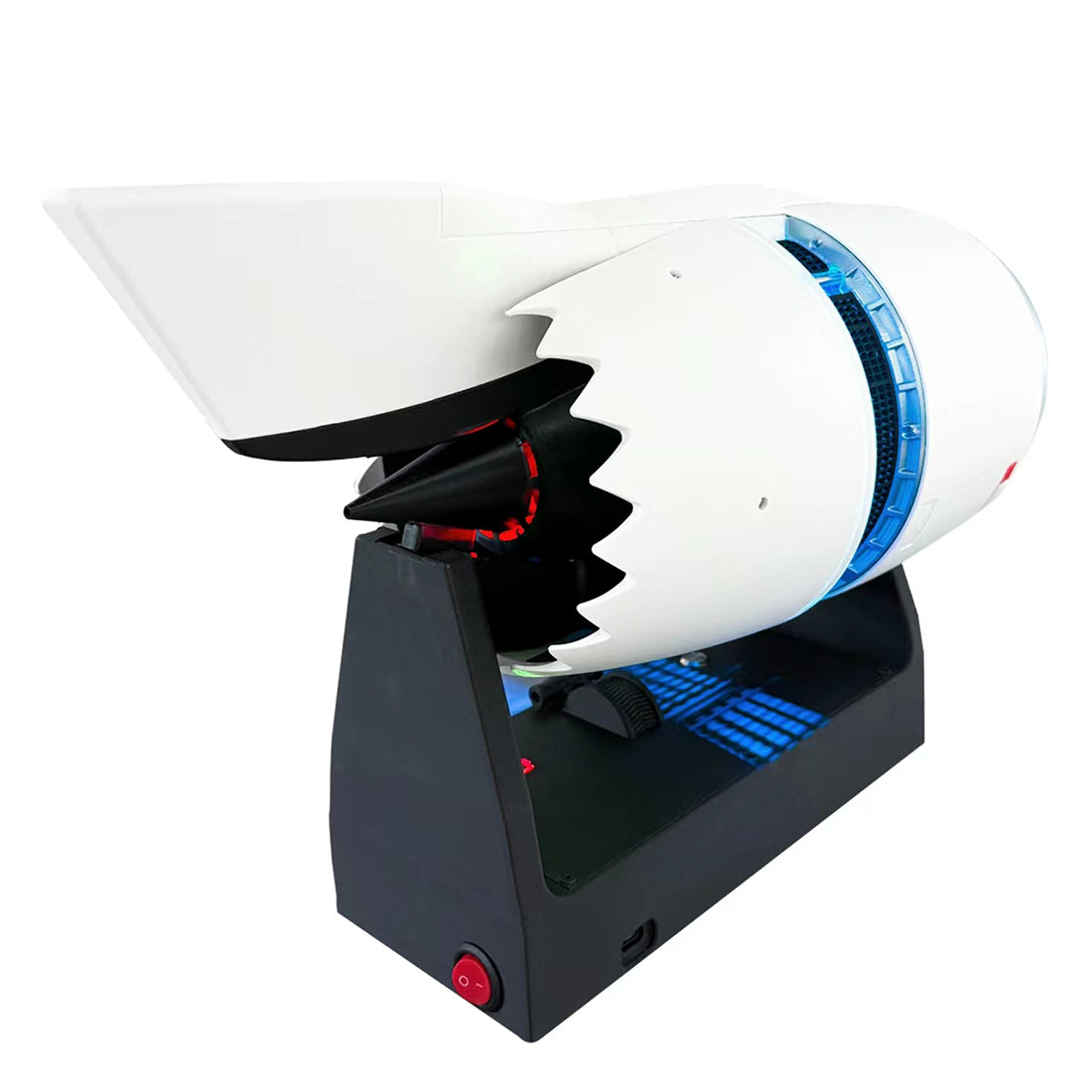 3D Printed Functional Nacelle Thrust Reverser Turbofan Engine Model-Build Your Own Turbofan Engine that Works