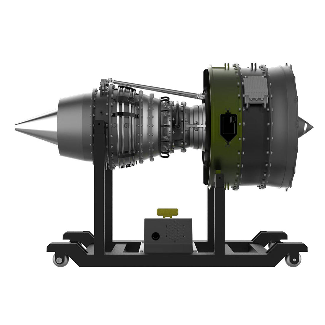 Turbofan Engine Model Kit that Works - Build Your Own Turbofan Engine - TECHING 1/10 Full Metal Dual-Spool Turbofan Engine Aircraft Jet Engine Model 1000+Pcs