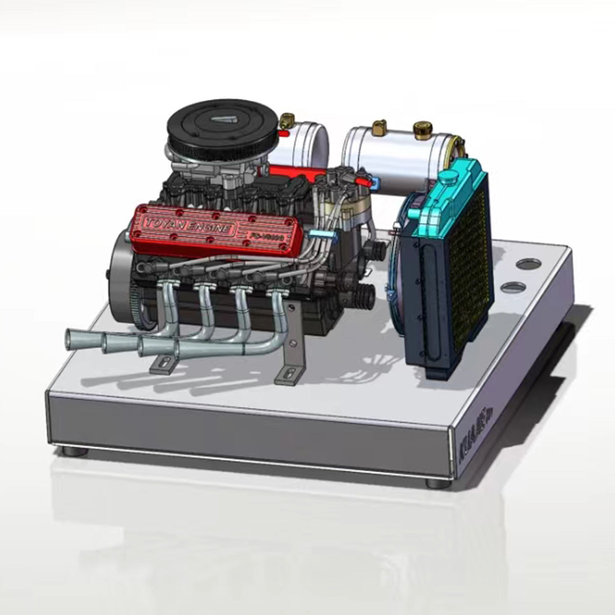TOYAN FS-V800WGPC V8 Engine With Starter Kit, Stand and Accessories-One Key Start