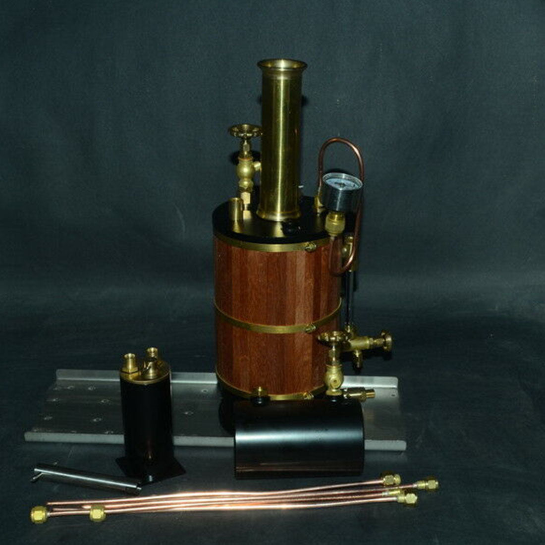 Vertical Boiler Steam Boiler Model for Steam Ship Engine Model - 230ml