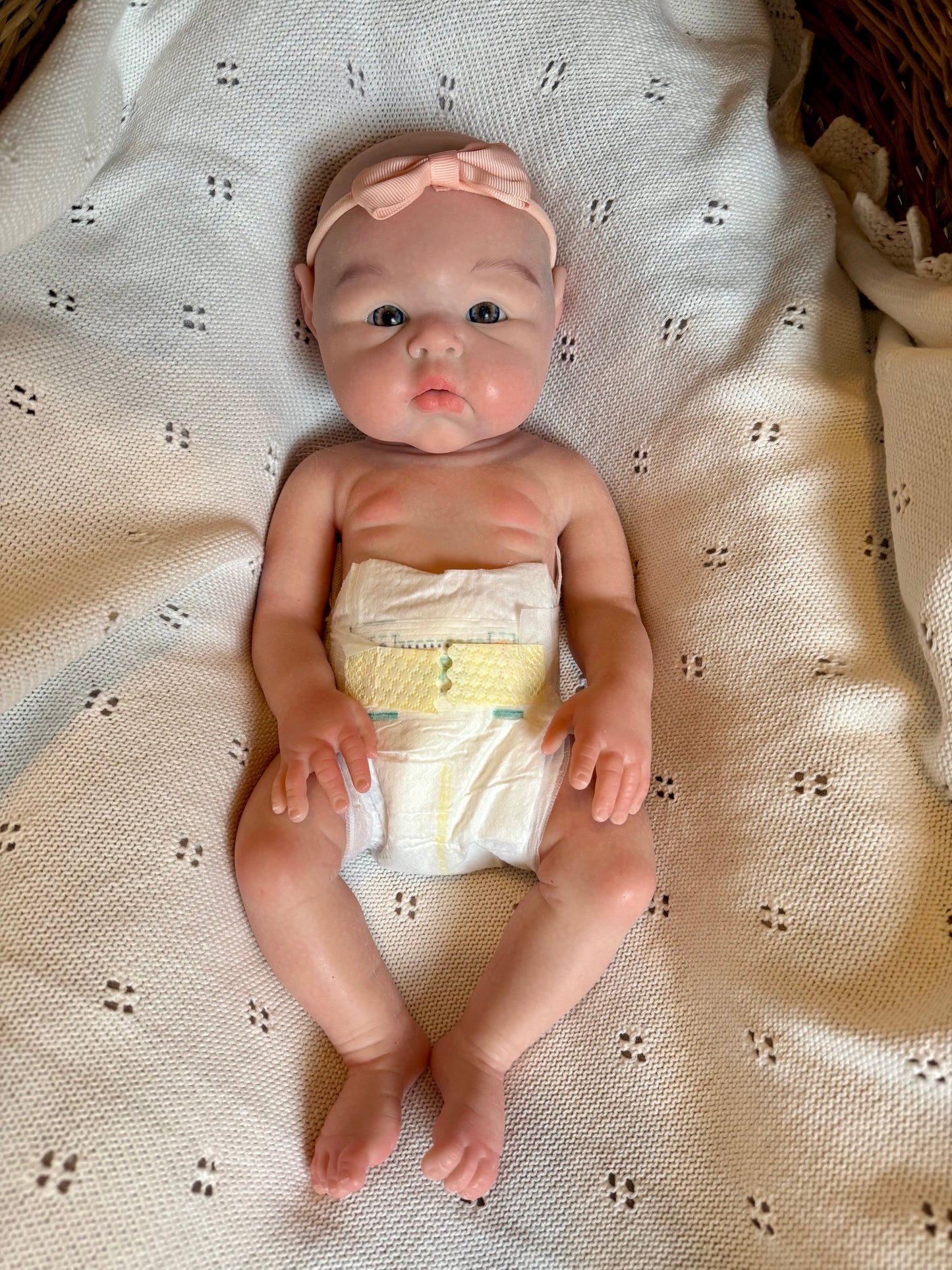 Willow – Full Body Silicone Reborn Baby Doll | Realistic Newborn Girl