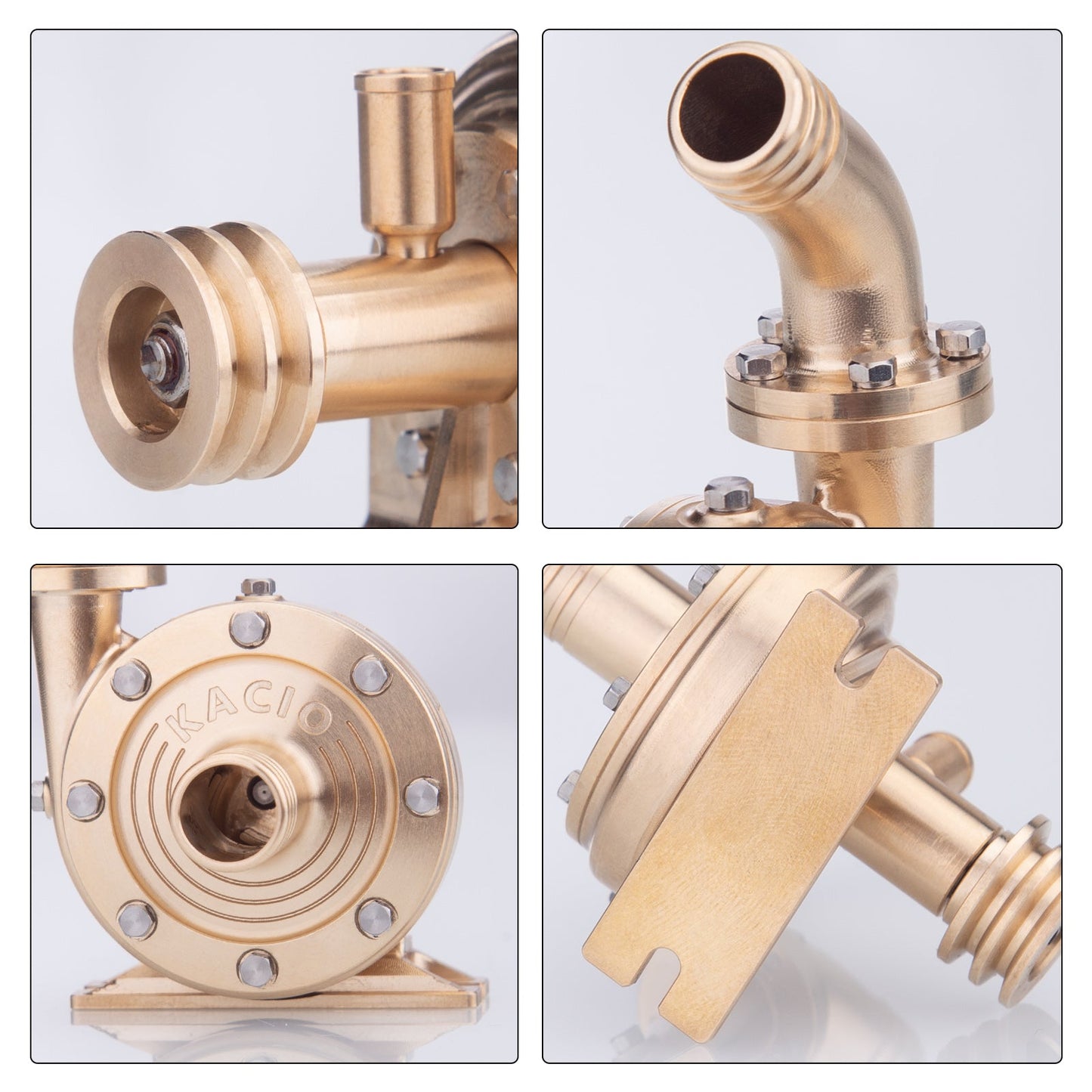 KACIO B30-1 Mini Centrifugal Water Pump Model For Steam Engine Whippet Interal Combustion Engine Model