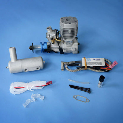 NGH GT17-Pro 17cc Single-Cylinder Two-Stroke Air-Cooled Gasoline Engine Model for Fixed-Wing RC Airplanes