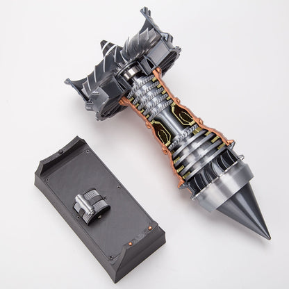 SKYMECH TR900 DIY Functional Turbofan Aero Aircraft Engine 3D Printed Assembly Model Dynamic KIT Version