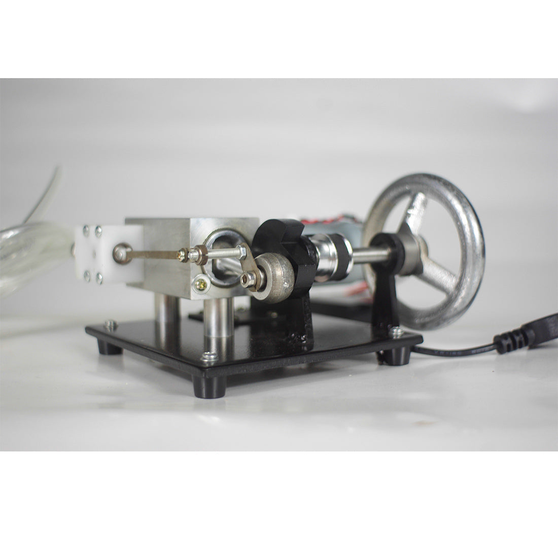 Mini Single Cylinder Horizontal Steam Engine Generator Model DIY Kit Set