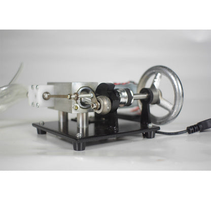 Mini Single Cylinder Horizontal Steam Engine Generator Model DIY Kit Set