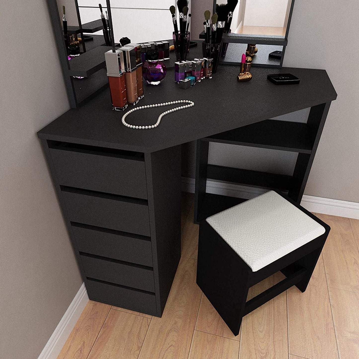 Dresser Desk Dressing Furniture for Bedroom Bathroom