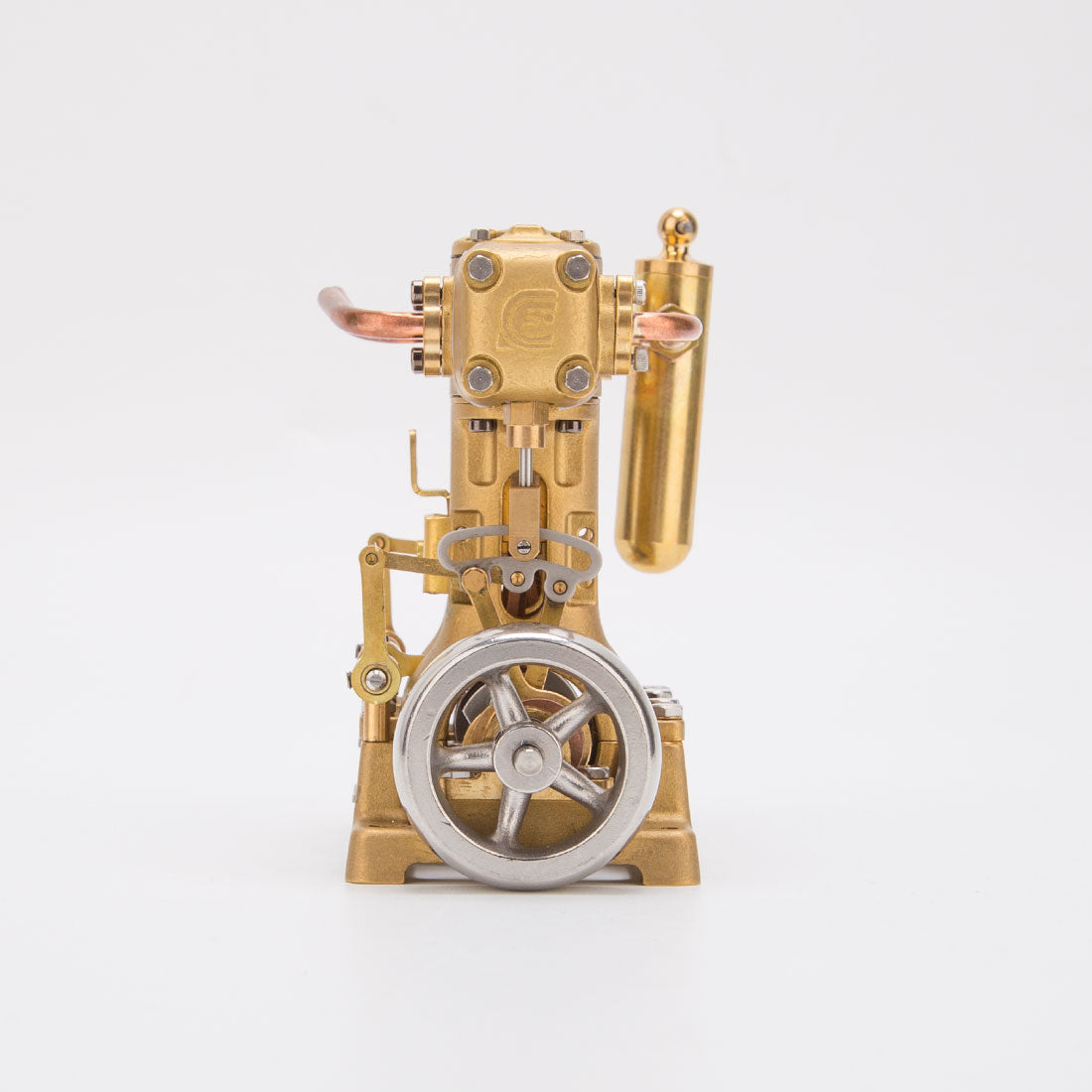RW-L2 Retro Mini Inline Double Cylinder Steam Engine Model for 70-130cm Steamship