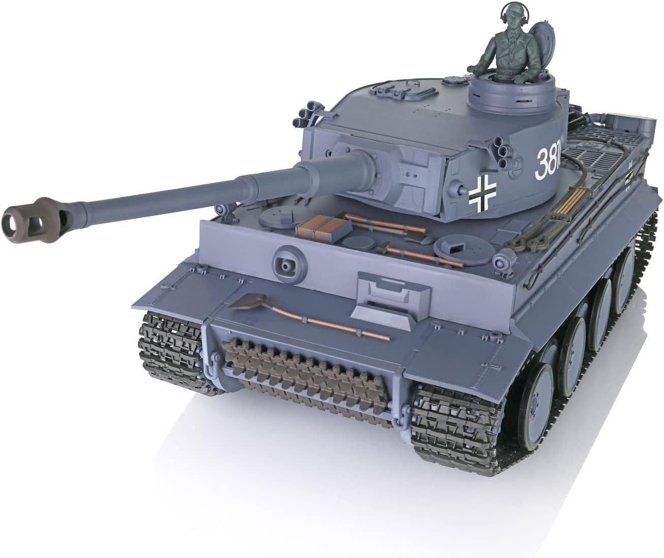 Tiger I V7 with Infrared Battle System (2.4Ghz + Shooter + Smoke + Sound)