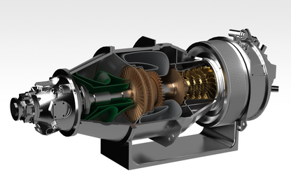 SKYMECH PT6A Turboprop Engine Model Kit -Build Your Own Turboprop Engine that Works -3D Printing DIY Aircraft