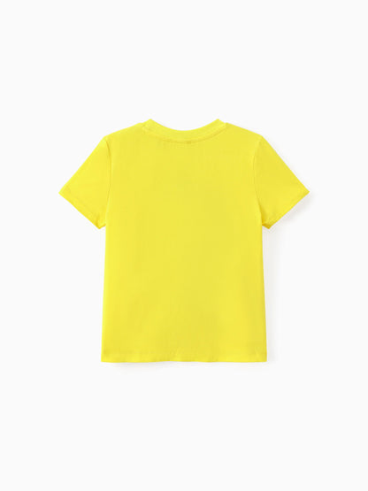 PAW Patrol Toddler Boy Rubble 94% Cotton Short-sleeve Tee Yellow