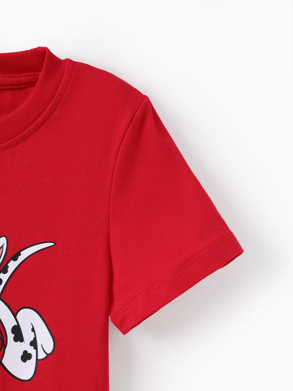 PAW Patrol Toddler Boy Marshall 94% Cotton Short-sleeve Tee Red-2