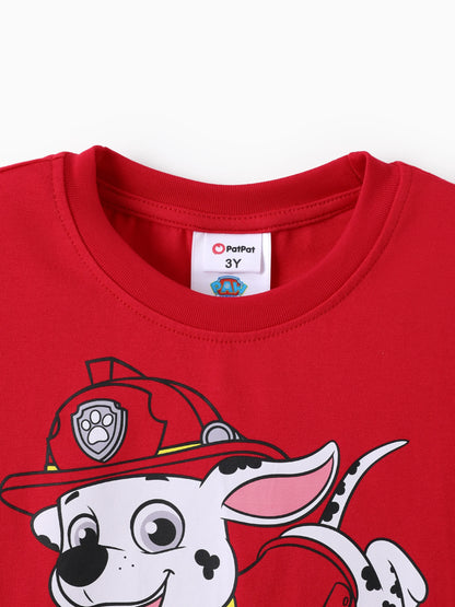 PAW Patrol Toddler Boy Marshall 94% Cotton Short-sleeve Tee Red-2