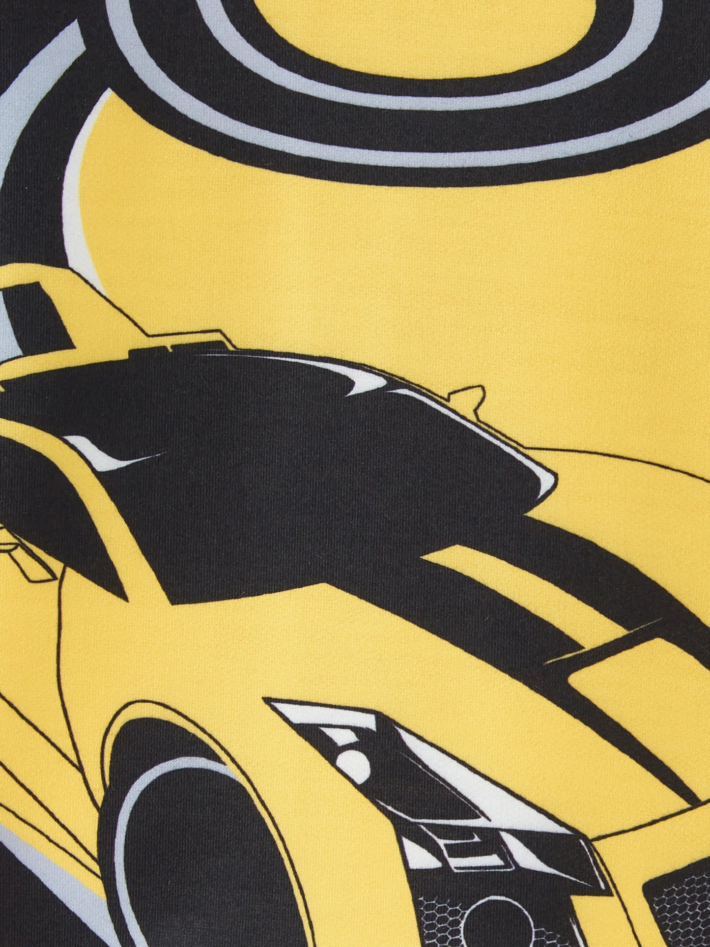 Hot Wheels Toddler Boy Character Print Long Sleeve Top Yellow
