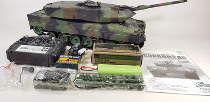 Remote Control R/C Model Heng long 3889-1 1/16 2.4G German Leopard A6 RC Tank Version 7 METAL SUSPENSION
