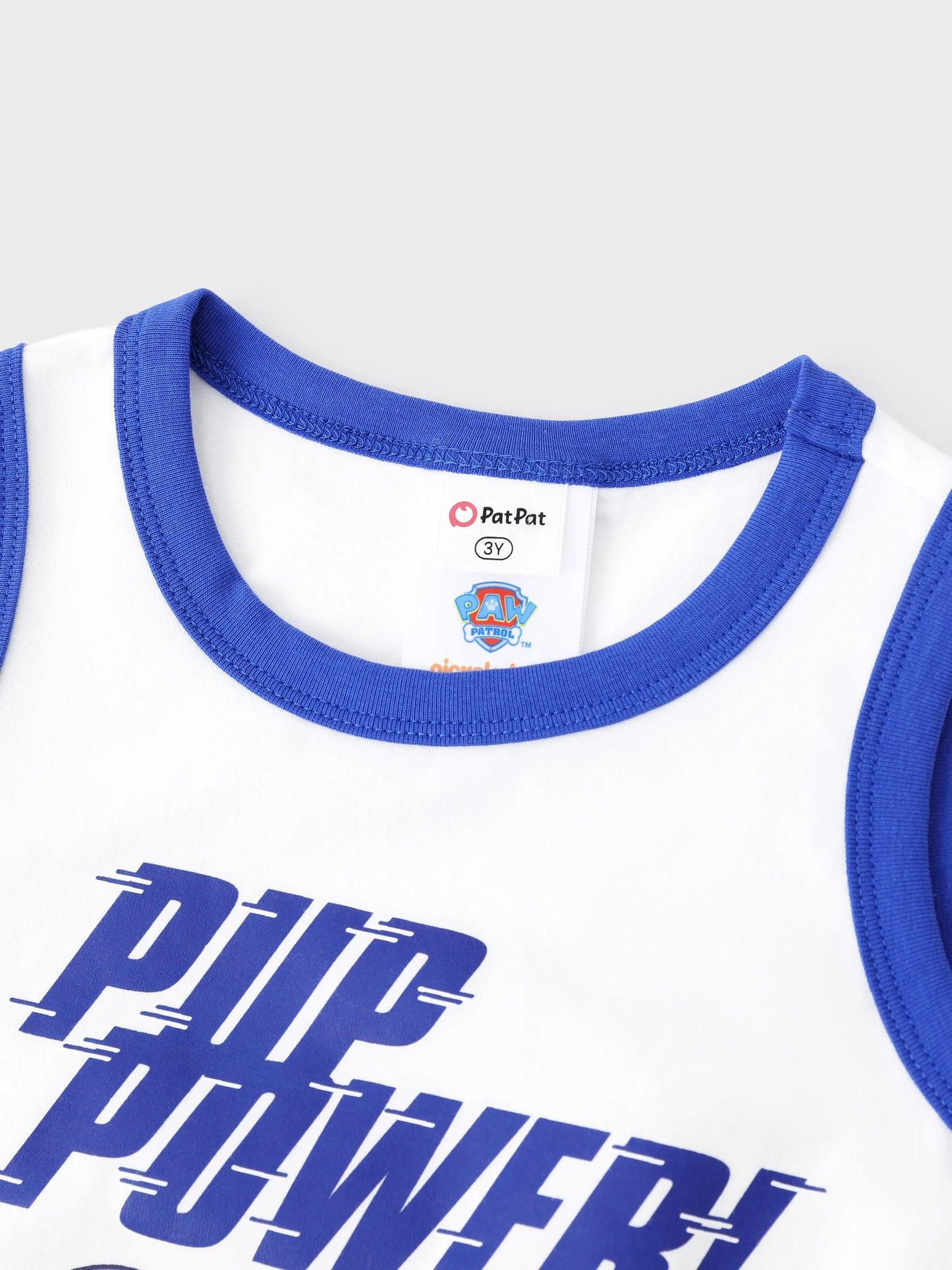 PAW Patrol Toddler Boy 1pc Chase Marshall Skye And Rubble Cotton Tank Top White