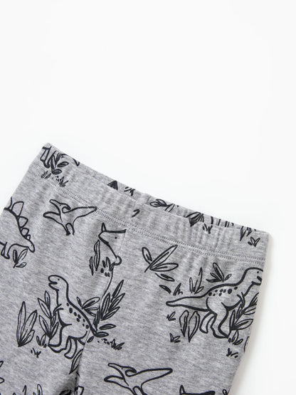 Toddler / Kids 2-piece Pajamas With Animal Print ( Snug-Fitting ) Grey