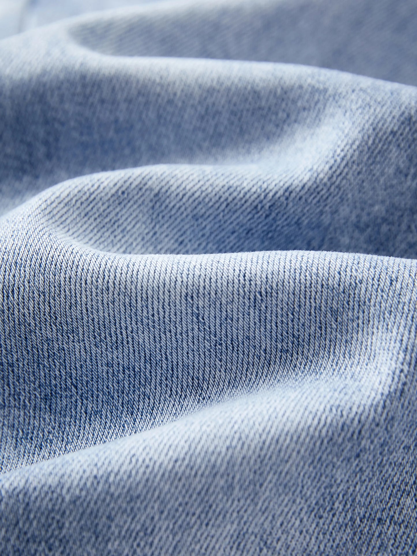 Solid Color Elastic Waist Soft Stretchy Comfortable Casual Jeans Cotton Bottoms with Pockets Light Blue