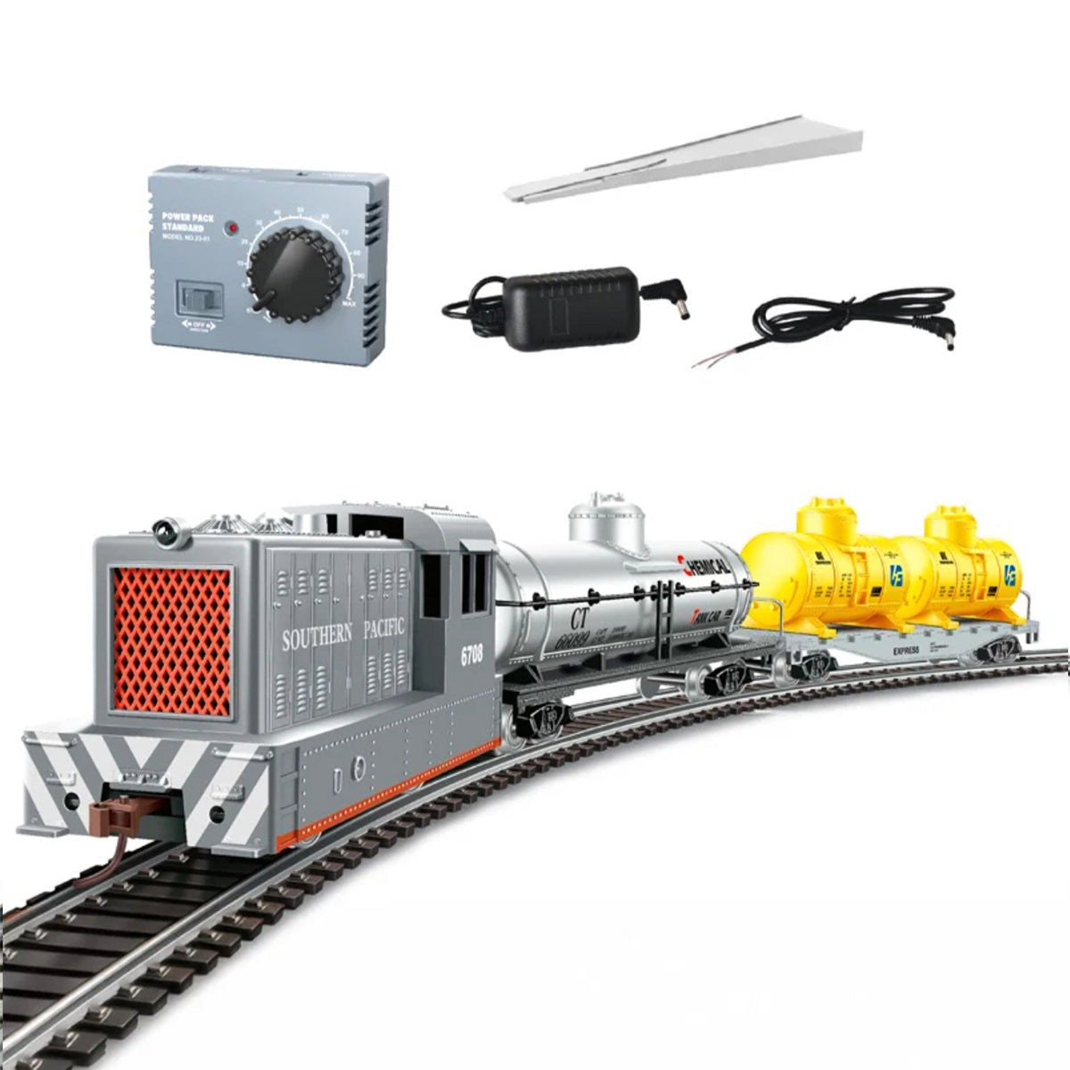 1/87 HO Scale British 0-4-0 Alloy Powered Steam Railway Model