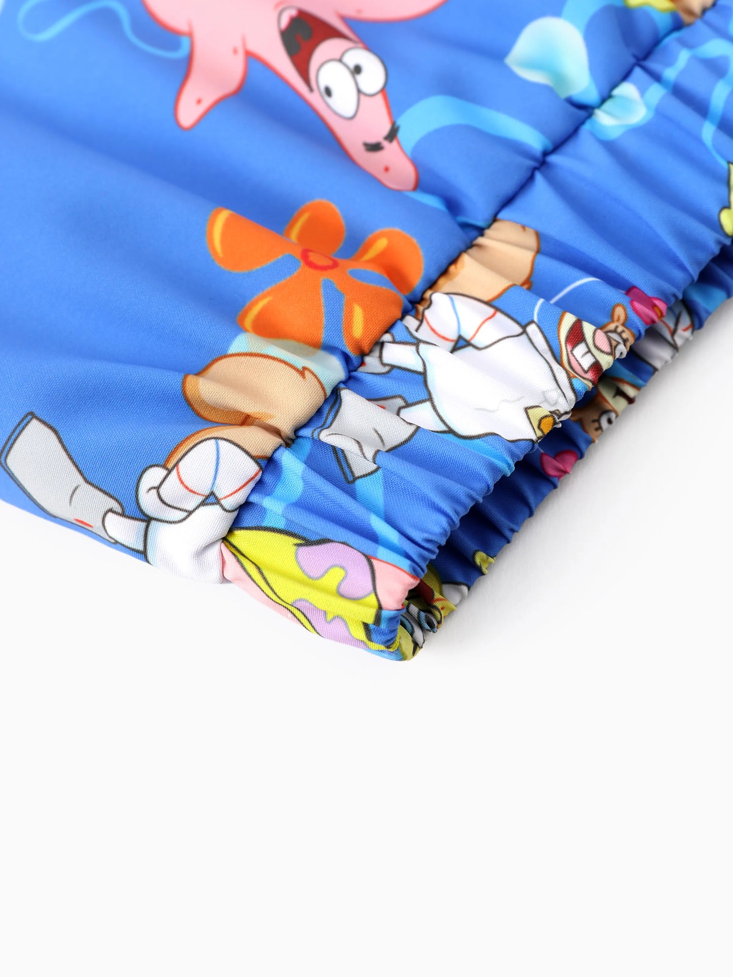 SpongeBob SquarePants Toddler/Kid Boy 2pcs UPF50+ Sea Life Print Tops and Trunks Swimsuit  Blue