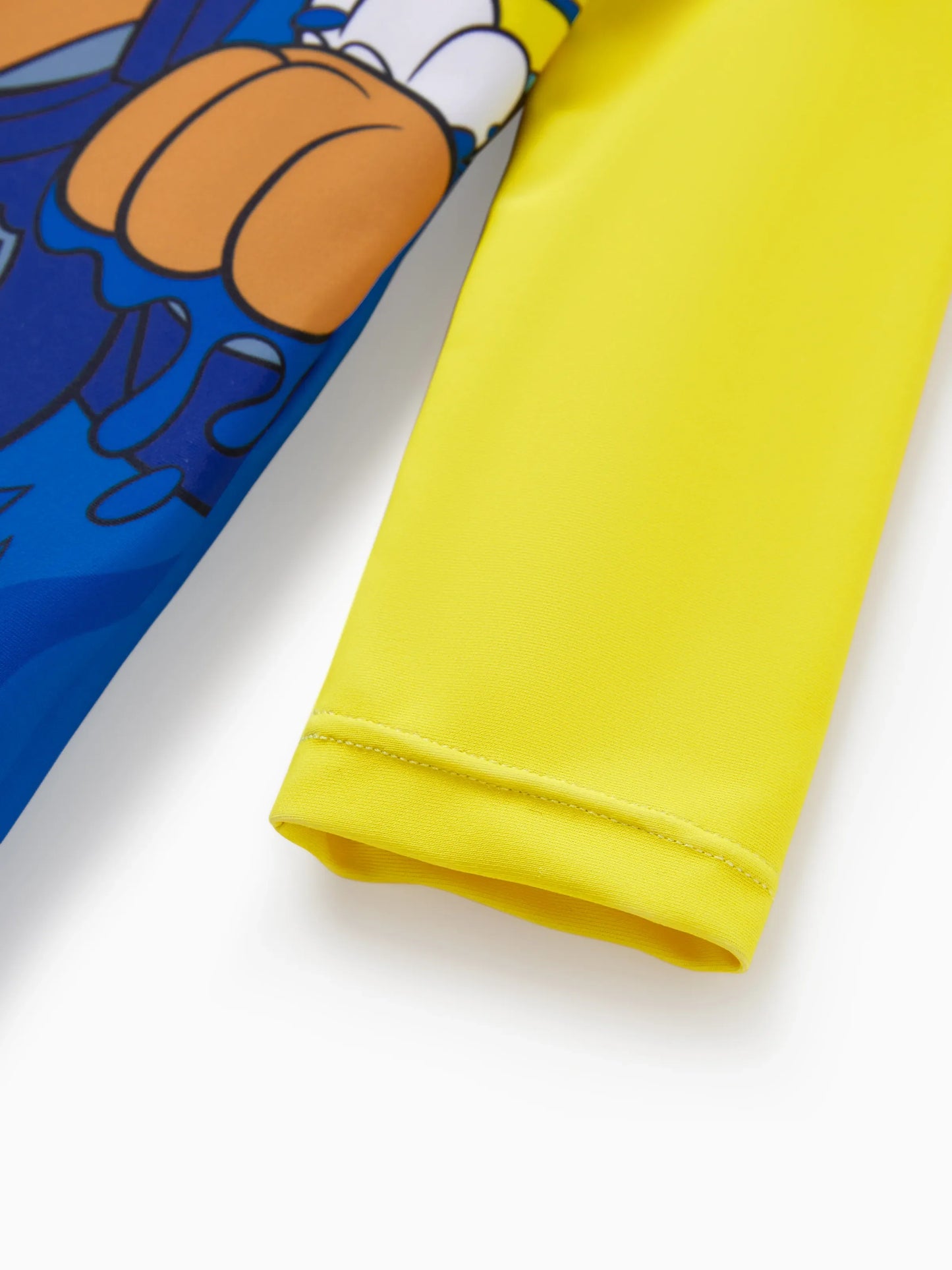 PAW Patrol Toddler Boy Chase/Rubble UPF50+ Colorblock Swimsuit  Blue