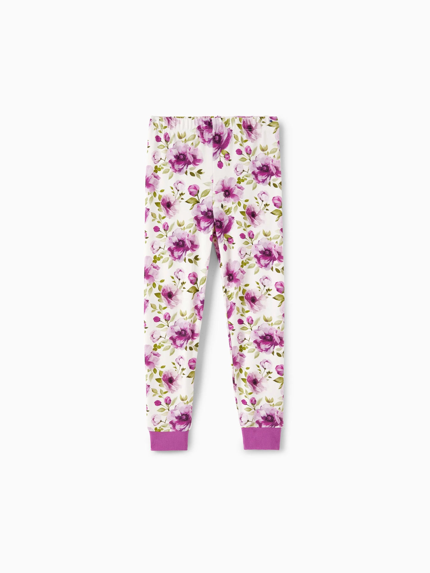 Christmas / Halloween Pajama 2-piece Bamboo Pajamas Set With Childlike Print for Baby / Toddler( Snug-Fitting) Light Purple