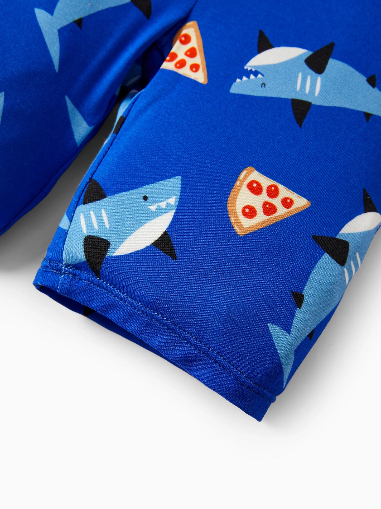 Bamboo Baby/Toddler 2pcs Childlike Printed Snug-Fitting Pajama Sets Sky blue