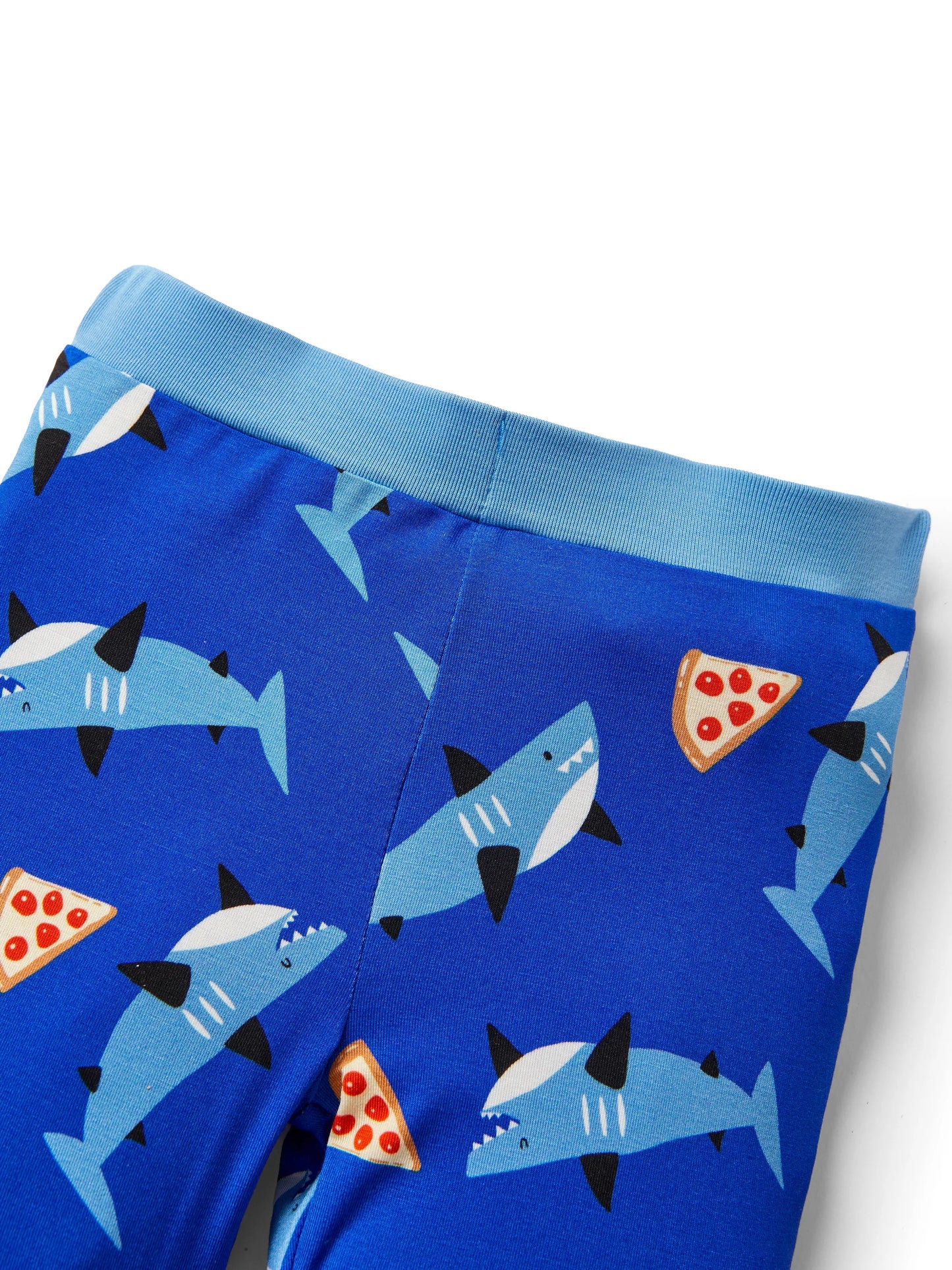 Bamboo Baby/Toddler 2pcs Childlike Printed Snug-Fitting Pajama Sets Sky blue