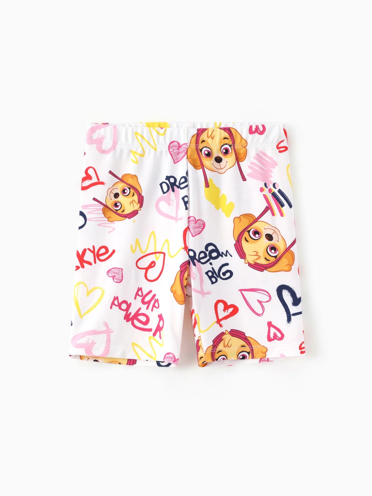 PAW Patrol Toddler Boy Skye 3-Piece Bamboo Pajama Set 2-in-1 Look for 4 Seasons (Snug-Fitting) Pink