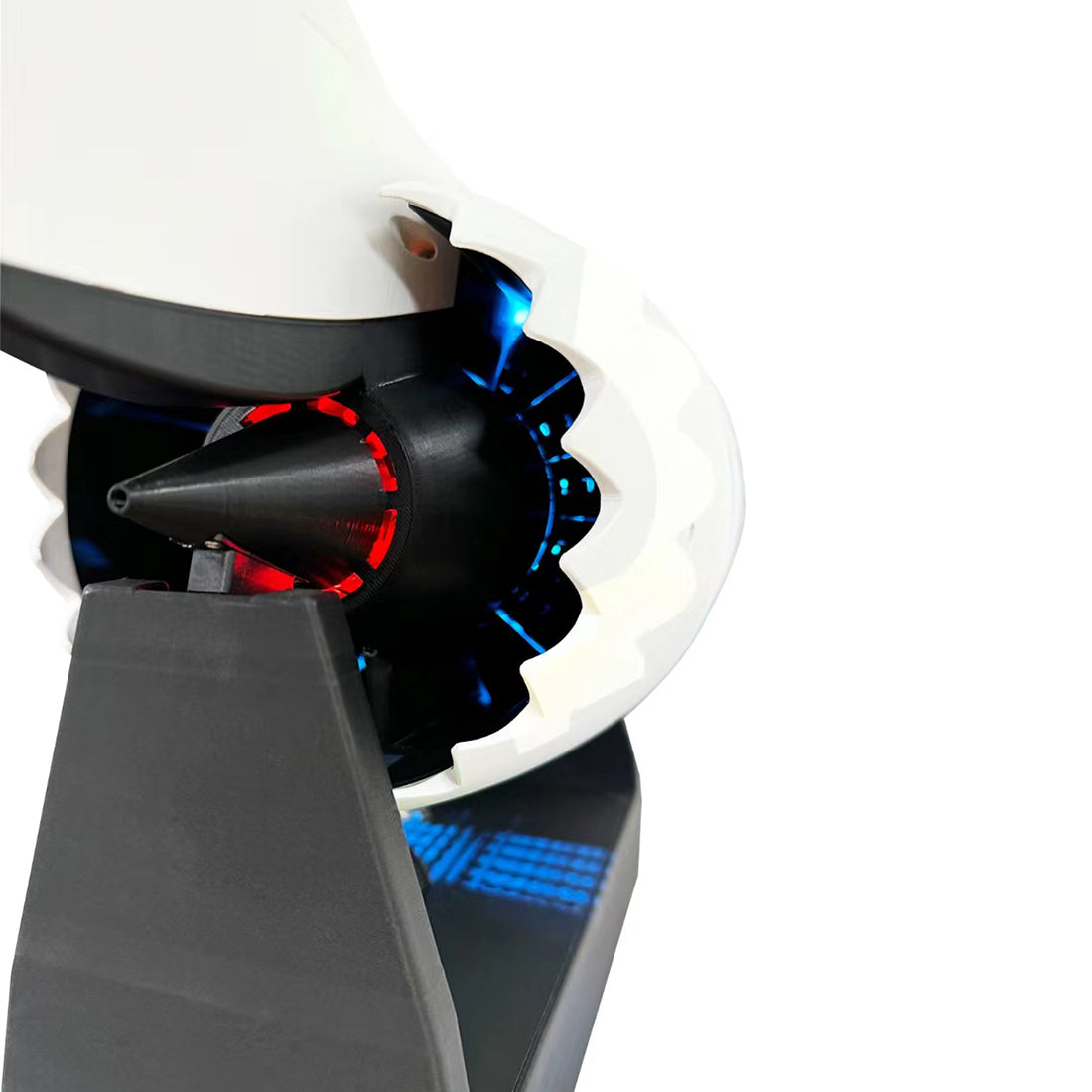 3D Printed Functional Nacelle Thrust Reverser Turbofan Engine Model-Build Your Own Turbofan Engine that Works