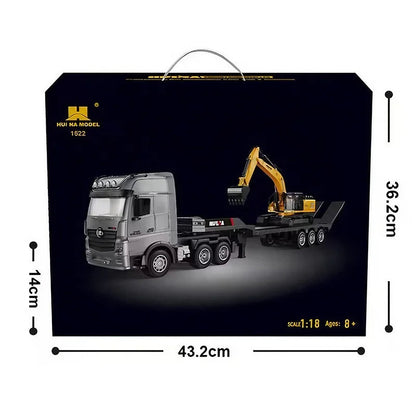 1522 RC Flatbed + Static Excavator