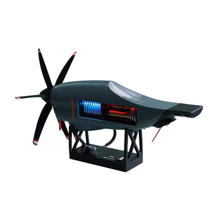 1/6 Scale C130 FMD 3D-Printed Variable-Pitch Turboprop Engine Model, STEM Educational Tool