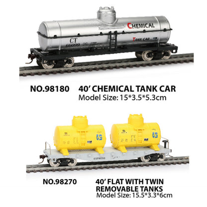 1/87 HO Scale British 0-4-0 Alloy Powered Steam Railway Model