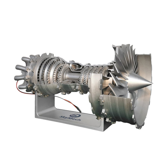 SKYMECH TRENT 900 Turbofan Engine Model Kit - Build Your Own Jet Engine that Works - Working Aircraft Engine Model Educational Toy