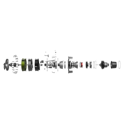 Turbofan Engine Model Kit that Works - Build Your Own Turbofan Engine - TECHING 1/10 Full Metal Dual-Spool Turbofan Engine Aircraft Jet Engine Model 1000+Pcs