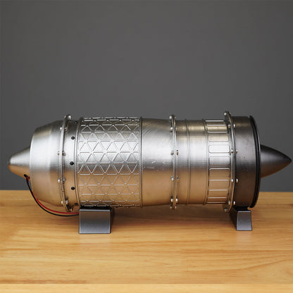SKYMECH 1/3 Turbojet Engine Model Kit - Build Your Own Turbojet Engine that Works - WP-85 Turbojet DIY Aircraft Engine Model 100Pcs