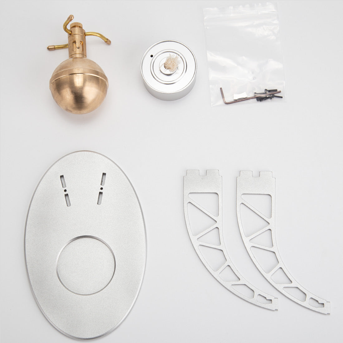 Hero's Engine Bladeless Radial Steam Ball Model Kit-Build Your Own Engine