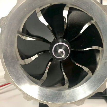 Miniature Turbofan Engine Model Precision-Crafted Removable and Maintainable Jet Engine with Liquid Gas Combustion