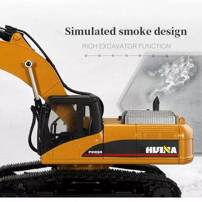 Huina 1580 RC Fully Metal Excavator (V4) (2025 Model)