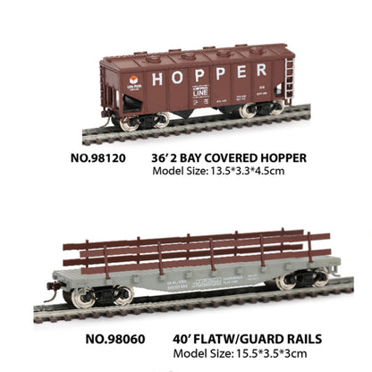 1/87 HO Scale British 0-4-0 Alloy Powered Steam Railway Model
